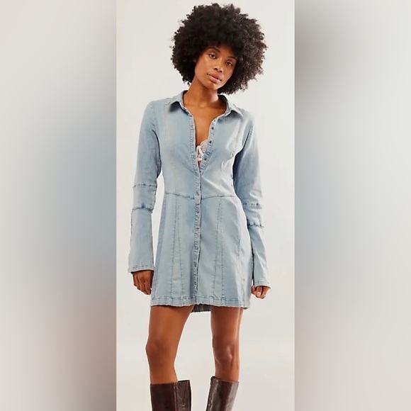 Free People Dresses & Skirts - Free People Thea Mini Dress (M)